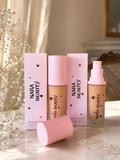 NATURAL SUNSCREEN BRIGHTENING WATERPROOF FULL COVERAGE CREAM FOUNDATION - medium skin tones