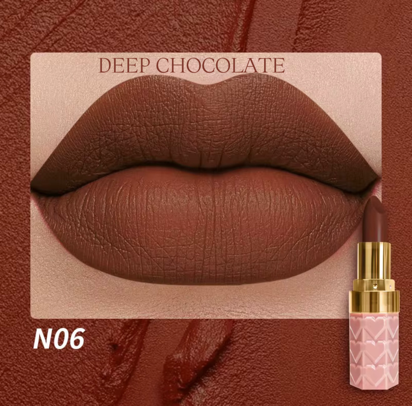 VEGAN VELVET HEART MATTE LIPSTICK
