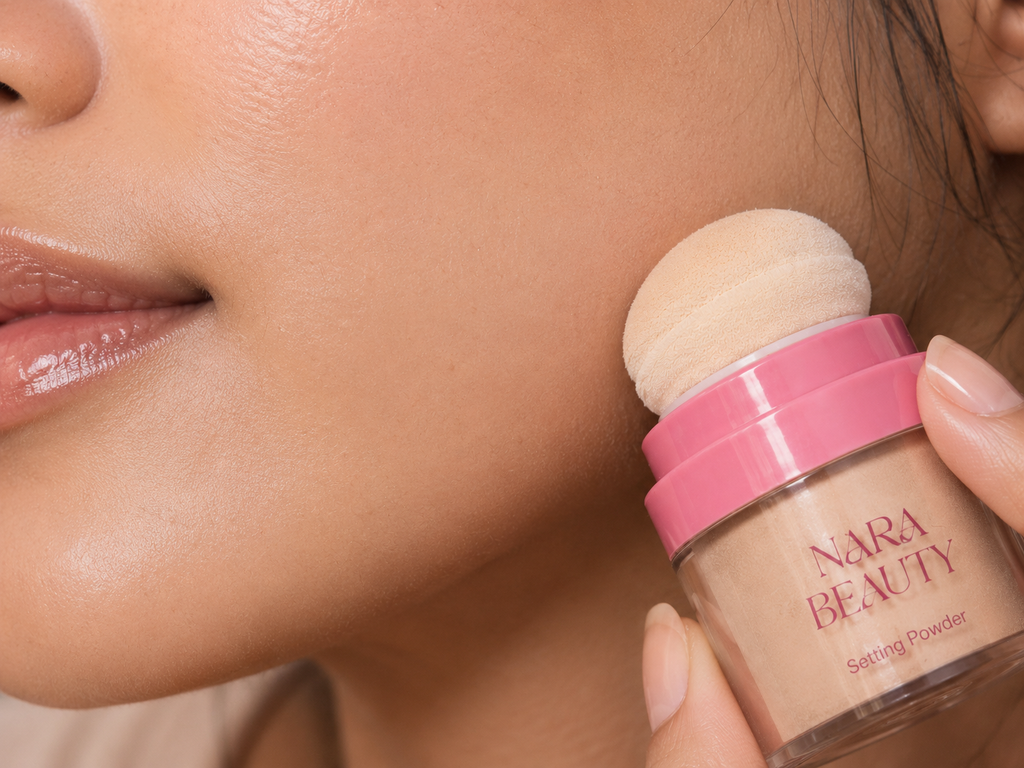 TRAVEL SETTING POWDER WITH JOJOBA OIL