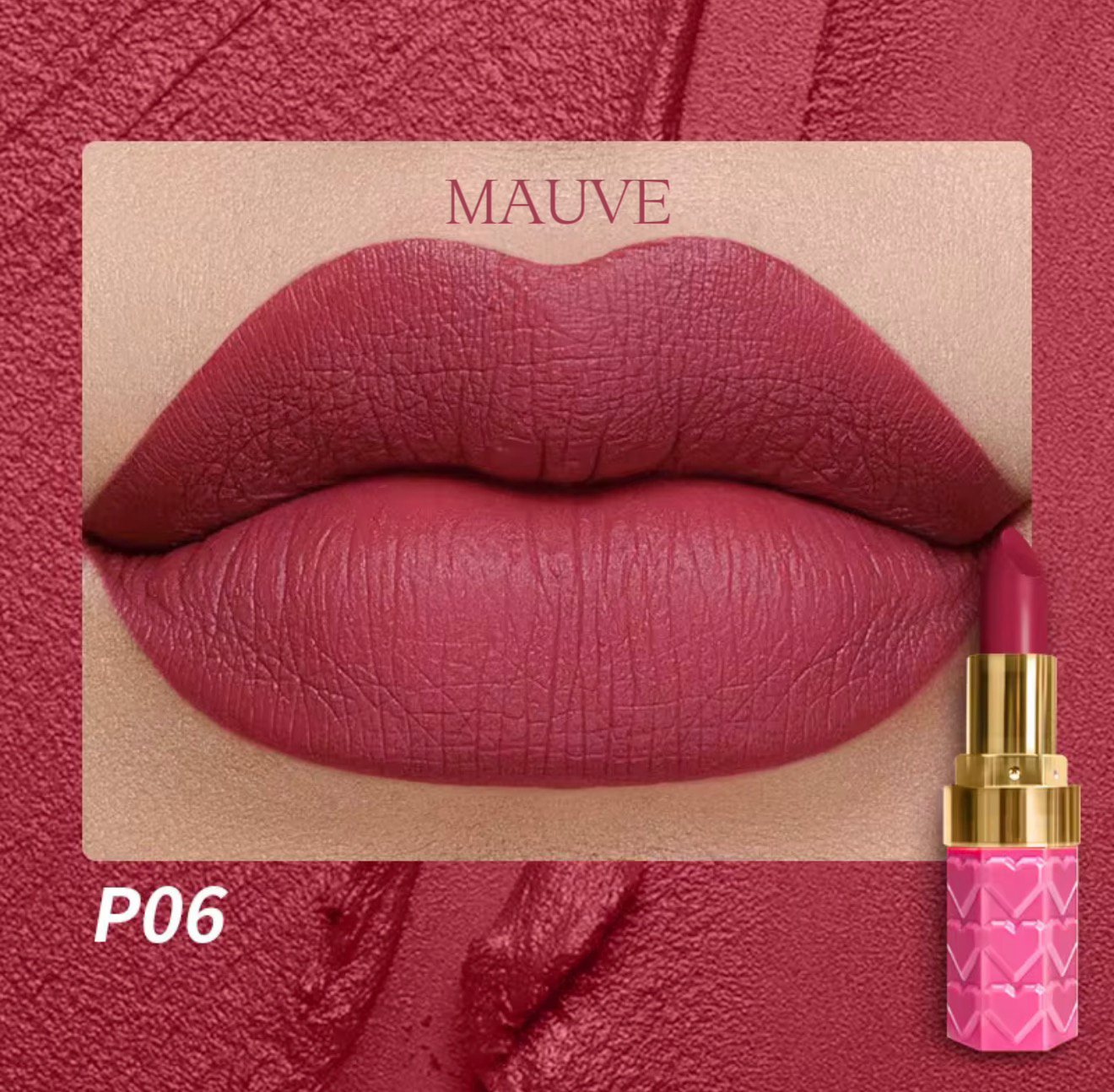 VEGAN VELVET HEART MATTE LIPSTICK