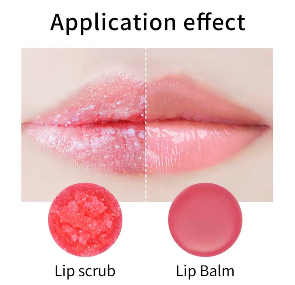 FRUIT EXTRACT LIP SCRUB AND BALM COMBO