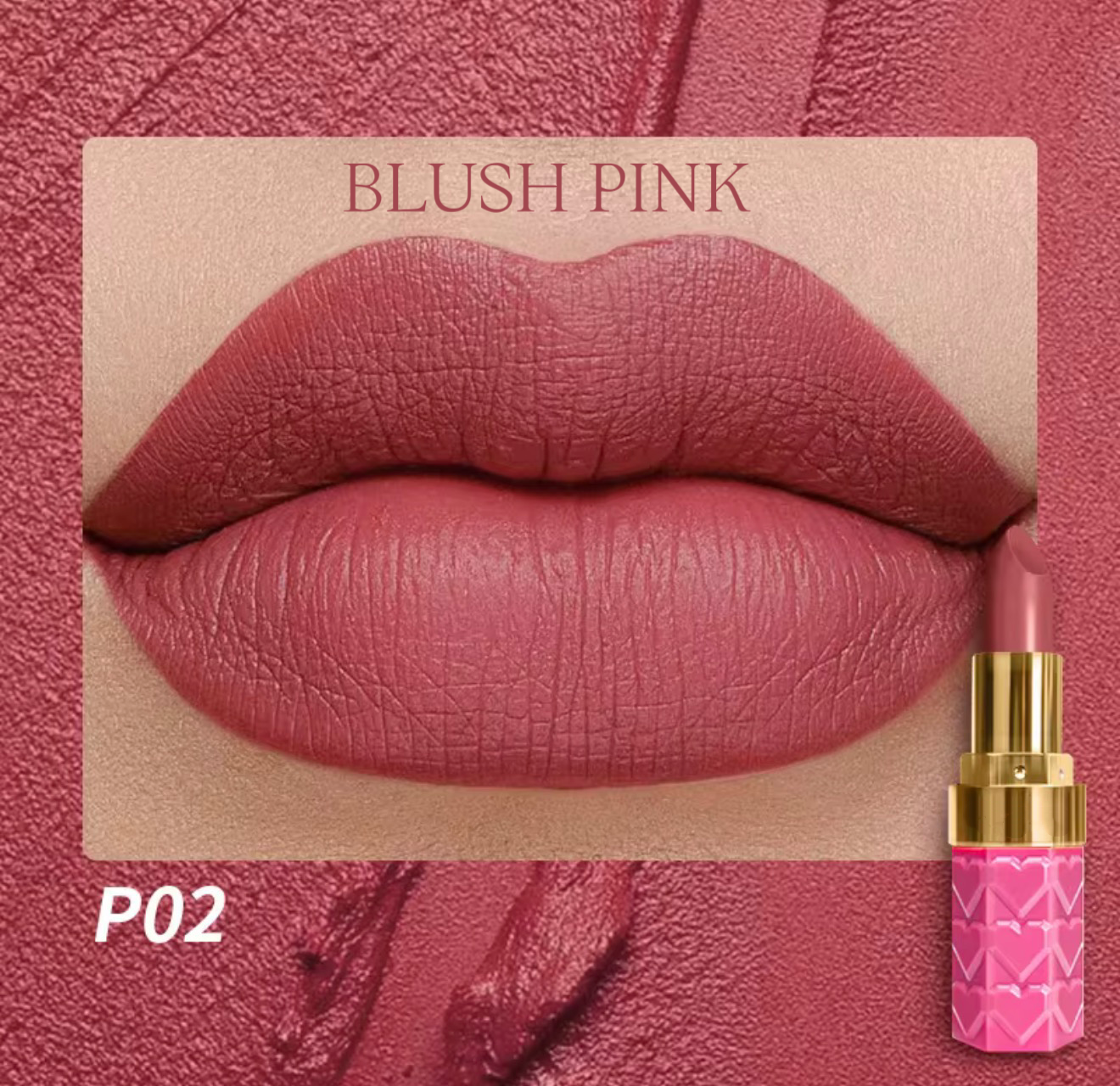 VEGAN VELVET HEART MATTE LIPSTICK